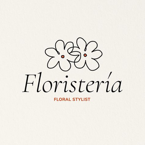 Flower shop logo, editable aesthetic business branding template design | premium image by rawpixel.com / Wan Flower Shop Card Design, Logo Design Flower Shop, Flower Store Logo, Flower Shop Design Logo, Flower Logo Design Graphics, Logo For Flower Shop, Floral Shop Logo, Aesthetics Logo Design, Flower Logo Design Ideas