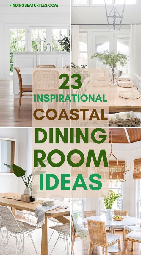 Coastal Dinning Room, Coastal Dining Rooms, Room Ideas Coastal, Coastal Dining Room Table, Beachy Dining Room, Coastal Dining Room Ideas, Coastal Dining Room Decor, Modern Coastal Dining Room, Coastal Farmhouse Dining Room