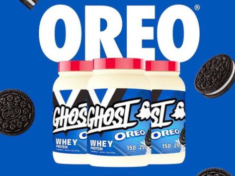 Ghost Oreo Protein Shake Powder Review - Ghost Protein, Oreo Protein Shake, Protein Shake Powder, Whey Protein Recipes Shakes, Oreo Smoothie, Protein Powder Pancakes, Whey Protein Recipes, Oreo Birthday Cake, Whey Protein Shakes