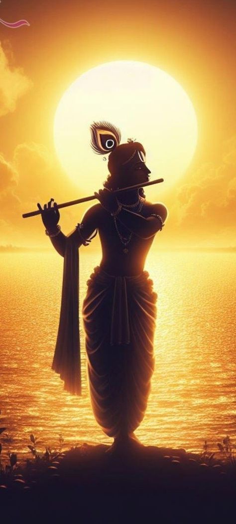 Krishna Pictures Aesthetic, God Photos Hindu Wallpaper, Lord Krishna With Devotee, God Pictures Hindu Wallpaper, Bhagwan Aesthetic, Hindu Art Wallpaper, Wallpaper Shree Krishna, Krishna Bhagwan Wallpaper, Devotee Aesthetic