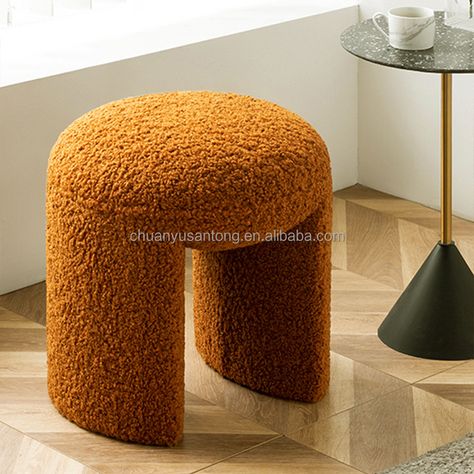 Nordic Chair, Luxury Sofa Living Room, Sitting Bench, Pouf Design, Makeup Stool, Dressing Stool, Mobile Living, Bed End, Modern Ottoman