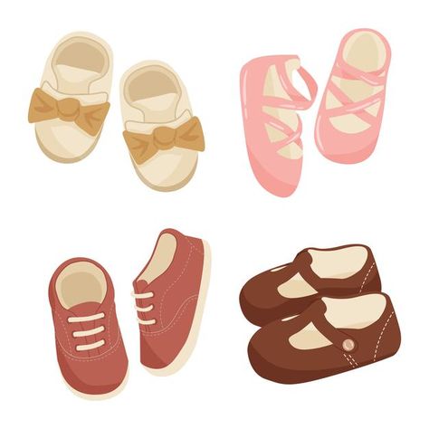 Kawaii Shoes Drawing, Maca Papučarica, Cartoon Shoes Drawing, Chibi Shoes, Cartoon Objects, Prince Shoes, Baby Ballet Shoes, Shoe Illustration, Shoes Clipart