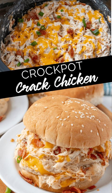 Crockpot Million Dollar Chicken, Crock Pot Recipes 8-10 Hours, Single Crockpot Meals, Super Bowl Crockpot Recipes, Million Dollar Chicken Crockpot, Crockpot Game Day Recipes, College Crockpot Recipes, Cockpit Chicken Recipes, Crockpot Chicken Recipes Comfort Foods