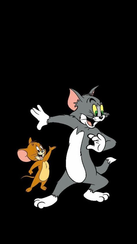 Tom And Jerry Black Background, Tom And Jerry Black Wallpaper, Tom Jerry Wallpaper Cute, Cool Cartoon Characters, Tom And Jerry Hd, Tom And Jerry Photos, Tom And Jerry Pictures, Tom Und Jerry, Tom And Jerry Wallpapers