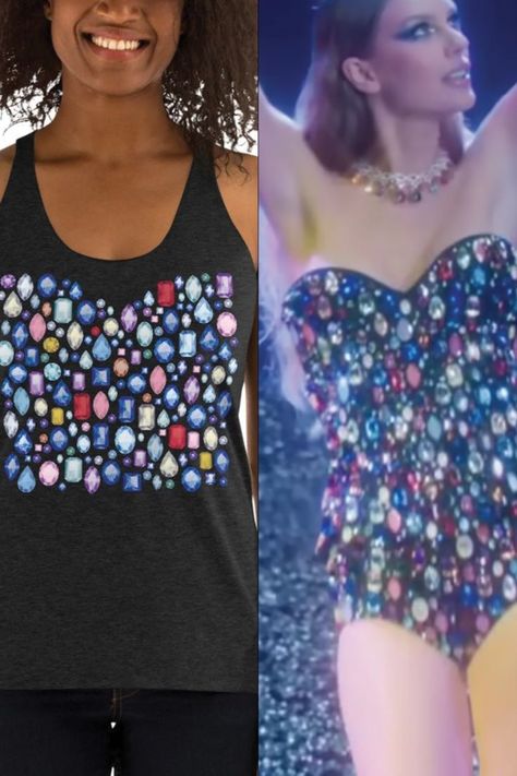 Bejeweled Music Video, Bejeweled Taylor Swift, Taylor Swift Top, Taylor Swift Outfits, Taylor Swift Concert, All Is Well, Matching Top, Corset Top, Womens Tank