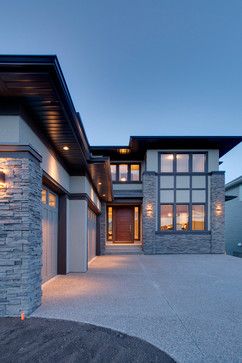 Modern Prairie Home, Prairie Style Architecture, No Beer, Modern Prairie, Contemporary Entryway, Contemporary Stairs, Contemporary Staircase, Prairie Home, Contemporary Hotel