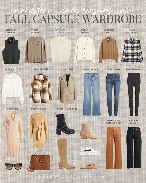 Nordstrom Anniversary Sale 202 Fall Capsule Wardrobe | Pinteresting Plans Blog Casual Mom Style Fall 2023, Staple Fall Wardrobe Pieces 2023, Texas Fall Capsule Wardrobe, Minimalist Fall Style 2023 Women, Call Capsule Wardrobe 2023, Kohls Fall Outfits 2023, Staple Fall Wardrobe Pieces, Cute Fall Party Outfits, Torrid Outfits 2023