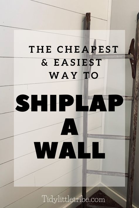 Basement Decoration, Shiplap Wall Diy, Shiplap Wall, Shiplap Accent Wall, Diy Shiplap, Faux Shiplap, Plank Walls, Up House, Updating House