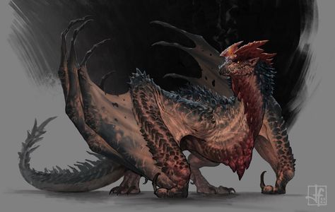 ArtStation - Dragon study Dragon Anatomy, Dragon Artwork Fantasy, Httyd Dragons, Creature Artwork, Fantasy Beasts, Dragon 2, Dragon Pictures, Fantasy Creatures Art, Fantasy Monster