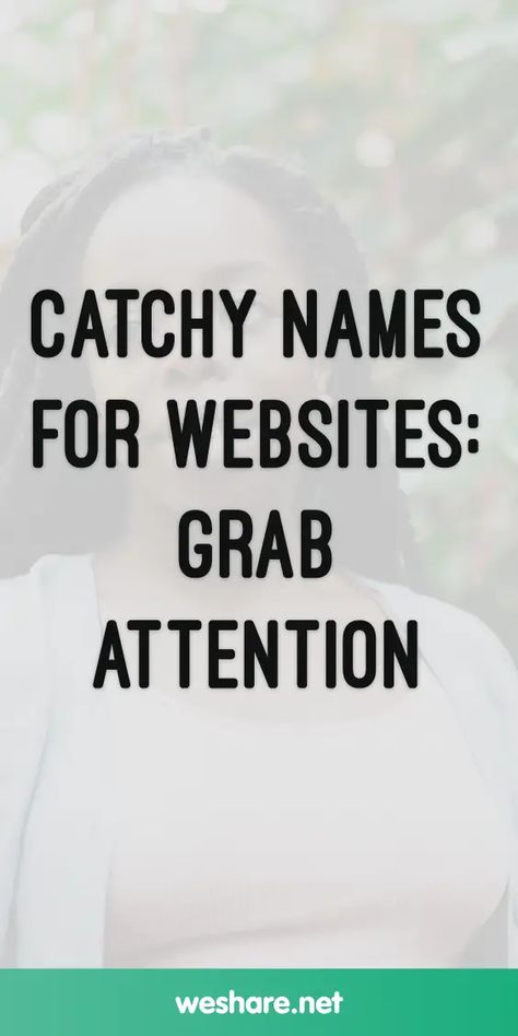 Find the ideal catchy name for your website and captivate your audience. Click on the link to read more." Names For Websites, Website Names Ideas, Design Company Names, Catchy Name, Catchy Names, Contact Names, Creative Website Design, Website Names, Freelancer Website