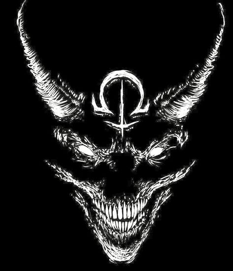 Black Metal Art, Dark Art Tattoo, Occult Art, Dark Art Drawings, Demon Art, Dark Tattoo, Dark Art Illustrations, Scary Art, Creepy Art