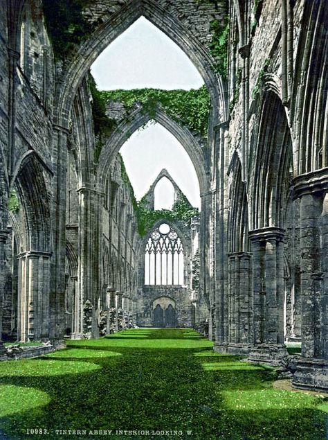 12 Stunningly Beautiful Ruined Abbeys & Churches Tintern Abbey, Abbey Wedding, Henry Iv, Beautiful Ruins, John Piper, Cathedral Church, Ancient Architecture, Place Of Worship, Ancient Ruins