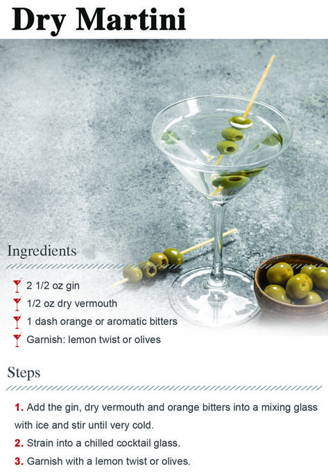 Dry Martini Recipe, Martini Ingredients, Dry Martini, Aromatic Bitters, Dry Vermouth, Martini Recipes, Alcohol Drink Recipes, Vermouth, Drinks Alcohol Recipes