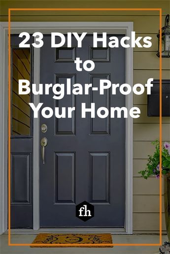 Garden Security Ideas, Diy Window Security Ideas, House Defense Ideas, Diy Home Security Hacks, Secure House Design, Bug Proof Home, Security Home Ideas, Best Security System House, Security For Home