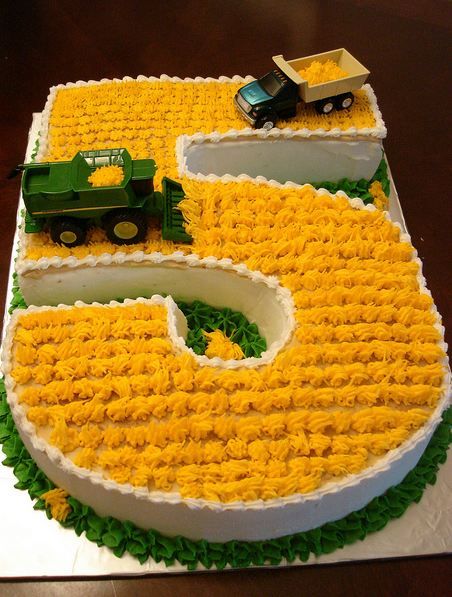 Farming Cake, Number Five, Farm Birthday, Cakes For Boys, Cakepops, Creative Cakes, Cute Cakes, Cakes And More, Cupcake Cookies