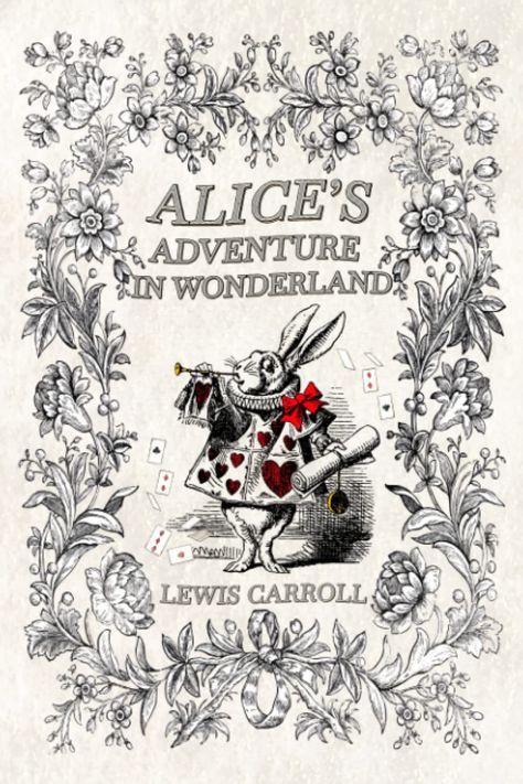 Victorian Alice In Wonderland, Alice In Wonderland Graphic Design, Alice In Wonderland Book Illustrations, Alice In Wonderland Book Cover, Literary Nonsense, Narrative Structure, Alice In Wonderland Lewis Carroll, Classic Authors, Graphic Design Book Cover