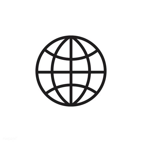 Global network icon vector | free image by rawpixel.com Tan Safari App Icon, Website Symbol, 3d Max Tutorial, Chaos Control, Global Logo, Black App Icons, Website Icon, Network Icon, World Icon