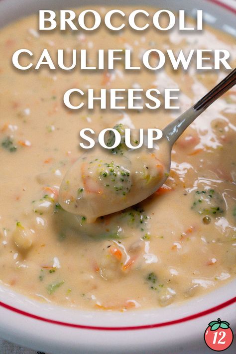 Broccoli Cauliflower Cheese Soup | 12 Tomatoes 12 Tomatoes Broccoli Cauliflower Soup, 12 Tomatoes Recipes Broccoli Cauliflower Cheese Soup, Broccoli Cauliflower Cheese Soup 12 Tomatoes, Cheesy Broccoli Cauliflower Soup, Broccoli Cauliflower Cheese Soup, Broccoli Cauliflower Cheese, Broccoli And Cauliflower Soup, Cauliflower Cheddar Soup, Cauliflower Cheese Soup