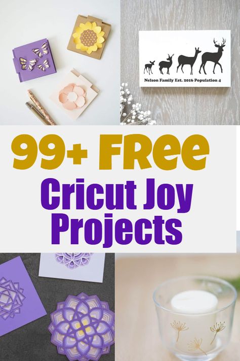 99 Free Cricut Joy Projects with Templates Free Images For Cricut, Cricut Joy Projects, Circut Joy, Cricket Joy Projects Craft Ideas, Cricket Joy, Circuit Joy, Joy Cricut, Images For Cricut, Cricut Projects Easy