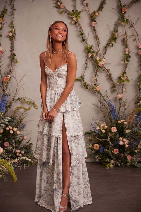 Fest Smink, Mode Coachella, Caterina Dress, Dorothy Dandridge, Prom Dress Inspo, Cotton Voile Fabric, Voile Fabric, Corset Bodice, Prom Dress Inspiration