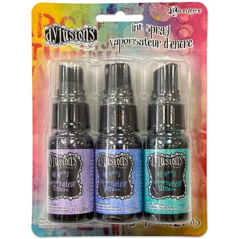 Dylusions Ink Sprays, Michael Store, Ranger Ink, Periwinkle Blue, Spring Gifts, Ink Pads, Vodka Bottle, Custom Framing, Hand Soap Bottle