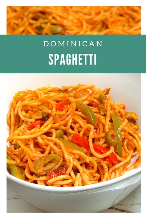 Dominican Spaghetti With Salami, Traditional Dominican Food, Dominican Lasagna Recipe, Dominican Espagueti, Dominican Meal Ideas For Dinner, Dominican Vegan Food, Dominican Rice Recipes, Mangu Dominicano Recipes, Easy Dominican Food Recipes