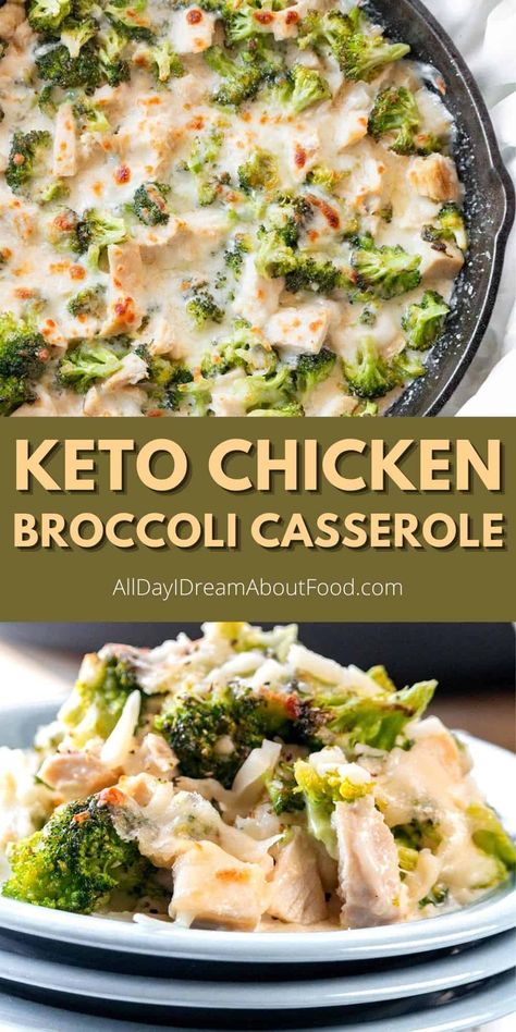 Keto Chicken Broccoli Casserole, Cheesy Chicken Broccoli Casserole, Keto Chicken Broccoli, Keto Dinner Recipe, Cheesy Chicken Broccoli, Keto Casserole, Low Carb Casseroles, Chicken Broccoli Casserole, Broccoli Casserole