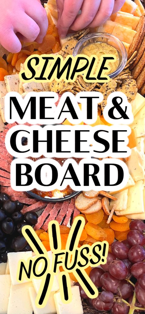 Cheese Meat Platter, Cheese And Meat Charcuterie Board Ideas, Deli Meat And Cheese Tray Ideas, Meats And Cheeses For Charcuterie, Meat And Cheese Board Ideas Simple, Meat Cheese Tray Ideas, Meat Platters For Entertaining, Churcurie Board Ideas Easy, Meat And Cheese Charcuterie Boards