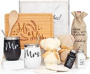 Amazon.ca: Ideas For Bridal Shower Engagement Basket, Mr And Mrs Gifts, Engagement Gift Baskets, Gifts For Bride And Groom, Bridal Shower Gift For Bride, Mrs Gifts, Gift For Bride To Be, Wedding Gifts For Couple, Wedding Gifts For Newlyweds