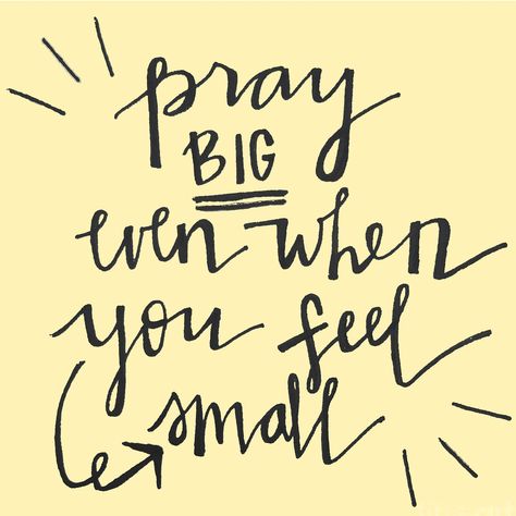 Pray Big, Daily Vibes, Hand Lettering Quotes, Lettering Quotes, Power Of Prayer, Faith Hope, Words Of Encouragement, Hand Lettering, Ash