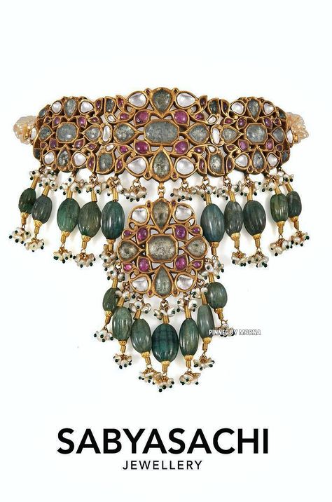 Sabyasachi Mukherjee - India 🇮🇳 Sabyasachi Heritage Jewellery, Kundan Sets Indian Jewelry, Sabyasachi Aesthetic, Polki Jewellery Sabyasachi, Navaratan Jewellery, Jewellery Styling, Sabyasachi Mukherjee, Ram Sita, Wedding Jewellery Designs