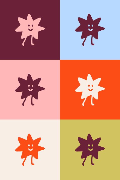 We created a custom hand drawn character as part of our branding overhaul of the nonprofit Good.Store. The character, Dot, is a stylized star, symbolizing cheerfulness, success, science, and discovery. The color palette is bold but sophisticated, including soft pink, blue, and cream contrasted by a rich plum, bright red, and chartreuse green.

Interested in seeing more of our branding work? Take a look at some of our featured projects on our website. Trendy Illustration Graphic Design, Great Color Palettes, Fun And Professional Branding, Color Element Of Design, Two Color Color Palette, Cream Green Color Palette, Creating A Color Palette, Bright Yellow Palette, Color Pallet Design