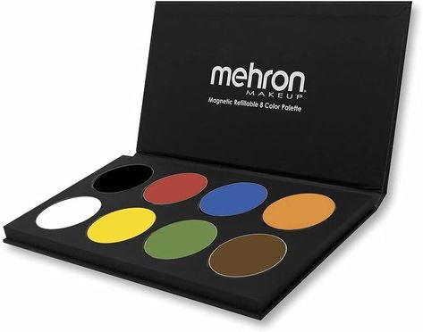 8 Color Palette, Makeup Pallettes, Mehron Makeup, Face Cut, Makeup Beginners, Fx Makeup, Sfx Makeup, Perfect Stocking Stuffers, Makeup Face