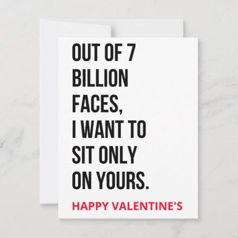 Funny Naughty Dirty Valentines Day Gift Card #zazzle #weddinginvitations #birthdayinvitations #babyshowerinvitations #zazzleinvitations #monogram #businesscards #graduation #homedecor Valentines Day Cards Handmade For Him Funny, Funny Valentines Day Cards For Him, Situationship Valentines, Valentines Day Gifts For Him Romantic, Cheesy Valentines Day Gifts For Him, Weird Love Quotes, Dirty Valentines Cards For Him, Dirty Valentines For Him, Valentines Day Sayings For Him