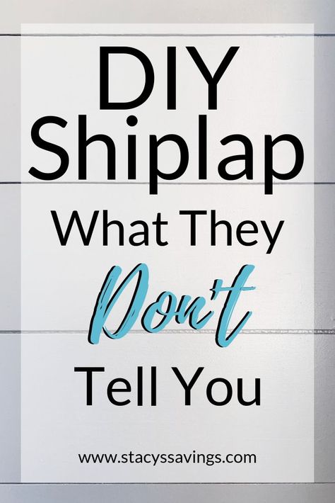 Diy Faux Shiplap Wall With Paint, How To Put Up Shiplap On Walls, Shiplap On All Walls, Farmhouse Modern Accent Wall, How To Use Shiplap In Your Home, Add Shiplap To Wall, How To Make A Shiplap Wall, Plank Wall Behind Bed, Shiplap Patterns Accent Wall