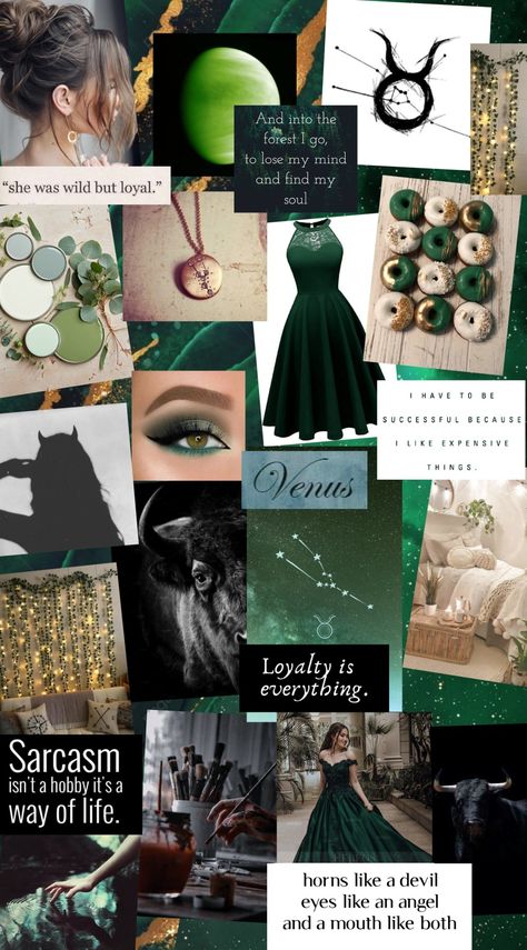 Taurus, aesthetic, Sternbild, Collage Taurus Witch Aesthetic, Taurus Vibes Aesthetic, Taurus Women Aesthetic, Taurus Zodiac Aesthetic, Taurus Astethic, Taurus Mood, Taurus Vibes, Taurus Room Aesthetic, Taurus Venus Style Aesthetic