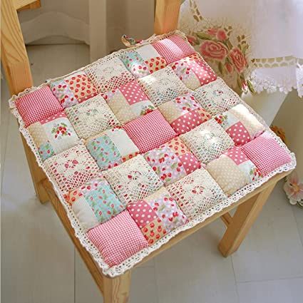 Patchwork Chair, Shabby Chic Chairs, Soft Chair, Kitchen Chair, Cushion Sofa, Flower Style, Cushion Inserts, Patchwork Designs, Chair Pads