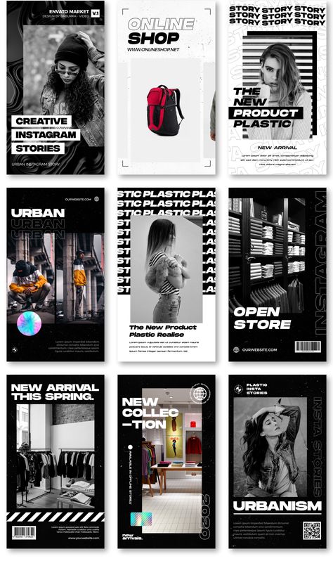 Instagram Stories Ads Design, Advertising Story Instagram, Advertising Instagram Stories, Instagram Story Ideas Advertising, Instagram Story Poster Design, Urban Social Media Design, Urban Instagram Feed, Ig Story Ads, Instagram Story Advertising