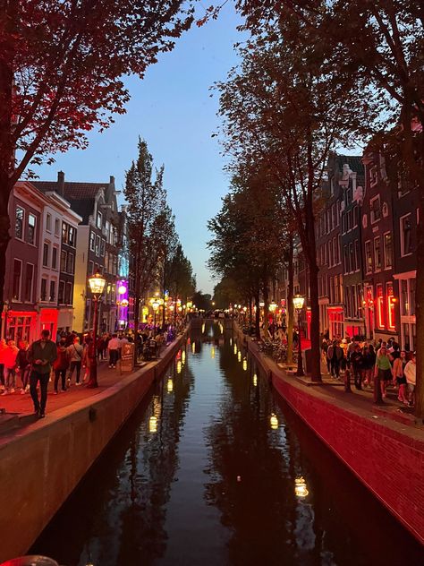 Amsterdam, red light district, night Netherlands Red Light District, Amsterdam Red Light District Aesthetic, Red World Aesthetic, Amsterdam Night Life, Amsterdam Aesthetic Night, Red City Aesthetic, Amsterdam Red Light, Amsterdam At Night, Amsterdam Pictures