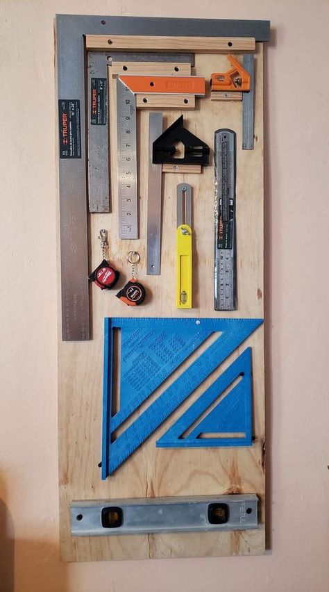 Tool Wall Storage Garage, Workshop Storage Ideas Organisation, French Cleat Ideas, Tool Shop Organization, French Cleat Tool Storage, Tool Organization Ideas, Tool Wall Storage, Garage Workshop Layout, Tool Wall