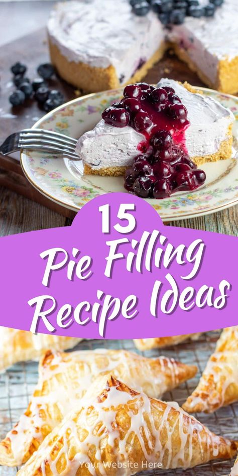 These recipes using canned pie filling save you that one extra step of making your own pie filling from scratch. These fruity desserts still taste like they are made from scratch, and no one will be any the wiser! Next time you need a dessert on the fly, give one of these treats made with canned pie filling a try! BakeItWithLove.com #bakeitwithlove #piefilling #fruit #desserts #canned #baking #easy Recipes With Canned Fruit, Cherry Pie Filling Recipes Easy, Blueberry Pie Filling Recipes, Peach Pie Filling Recipes, Canned Pie Filling, Easy Delicious Desserts, Pie Filling Desserts, Berry Pie Filling, Cherry Pie Filling Recipes