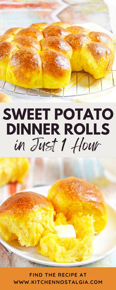 Yellow Sweet Potato Recipes, Sweet Potato Dinners, Breakfast Casserole Sweet Potato, Potato Dinners, Fall Eating, Adventurous Recipes, Potato Dinner Rolls, Easy Dinner Rolls, Dinner Rolls Easy