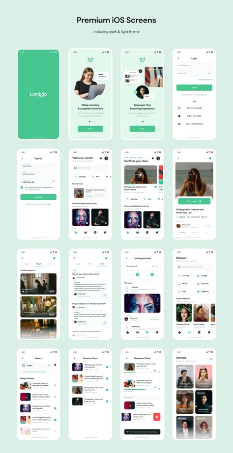 Application Ui Design, Desain Ux, Class App, Ux Design Mobile, Ux Kits, Ux App Design, App Design Layout, Ios App Design, Ui Ux App