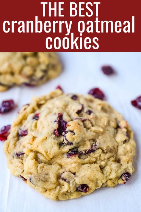 Chewy Apple Cran Oatmeal Cookies, Quick And Easy Shareable Desserts, Hearty Oatmeal Cookies, Cranberry Dried Recipes, Oatmeal Craisin Chocolate Chip Cookies, Cranberry Oat Cookies, Recipes Using Craisins, Dried Cranberry Recipes Healthy, Dry Cranberry Recipes