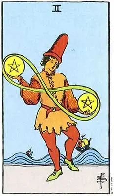 The Complete Tarot Card Meanings List - All 78 Tarot Cards Explained Two Of Pentacles, Design Quotes Art, Hanged Man Tarot, Rider Waite Tarot Cards, Empress Tarot Card, Rider Waite Tarot Decks, Pentacles Tarot, Tarot Significado, 78 Tarot Cards