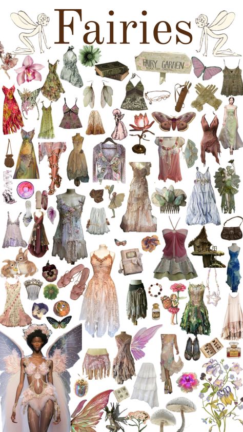 #fairy #fairycore #fairies #fairyaesthetic #fashion #fashioninspo #clothes #oufitinspo Fairy Outfit Aesthetic, Fairy Aesthetic Clothes, Fairy Aesthetic Outfit, Fairy Dress Aesthetic, Fairy Core Outfits, Fairy Core Aesthetic, Fairycore Outfit, Enchanted Forest Party, Fairy Garden Birthday Party