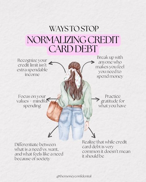 Let’s do something a little crazy... 👀 And make a promise to each other that we aren’t going to keep normalizing credit card debt. Pinky promise? 🤙 I know times are tough. And incomes can fall short of the cost of needs. But we can at least give getting rid of debt a chance, right? Here’s how we can do that: 1️⃣ Recognize our credit limit isn’t extra spendable income Just because we ✨CAN✨ spend that much doesn’t mean we should. College Kait did spend up to that max and think it was sp... Credit Aesthetic, Aesthetic Stationary, Being Grateful, Siren Song, Credit Card Debt, Financial Fitness, Building Wealth, Financial Life Hacks, Spend Money