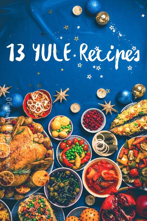 The Winter Solstice, aka YULE, is fast approaching. What better way to celebrate with family or friends than with a traditional YULE meal and beverages? Here's our top 13 yule recipes for pagans, witches, and old souls. Yule Meal Ideas, Pagan Yule Recipes, Yule Menu Ideas, Yule Stew, Yule Dinner Ideas, Yule Dishes, What Is Yule, Winter Solstice Dinner Recipes, Winter Solstice Recipes Pagan