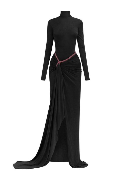 Maxi Black Dress, Elegant Dresses Classy, Turtleneck Dress, Spandex Dress, فستان سهرة, Modest Fashion Outfits, Glam Dresses, Turtle Neck Dress, Elegant Outfit