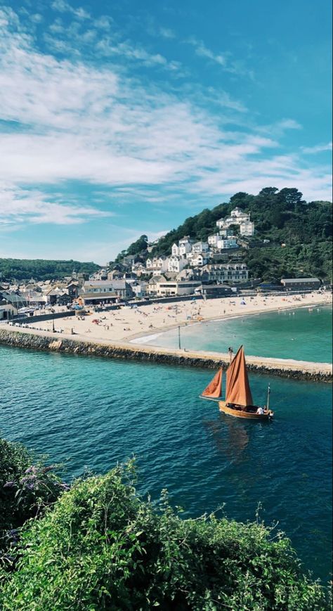 CORNWALL BEACH
LOOE HARBOUR
AESTHETIC BEACH
BEACH DAYS
SAILING 
WATER
SEA Cornwall Aesthetic, Cornwall Summer, Holiday Pics, England Aesthetic, Hot Girl Summer, Girl Beach, Uk Destinations, Aesthetic Beach, Beach Beauty